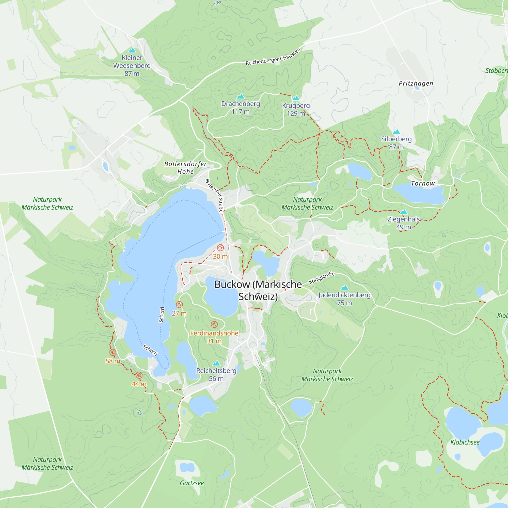 Wanderhütte map