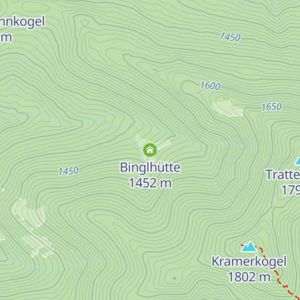 Map of Binglhütte