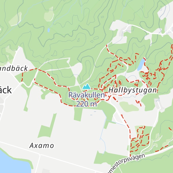 Map of Rävakullen