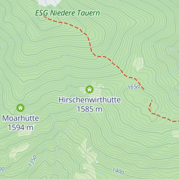 Map of Hirschenwirthütte