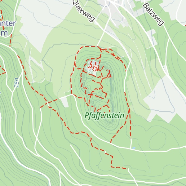 Map of Jäckelfels