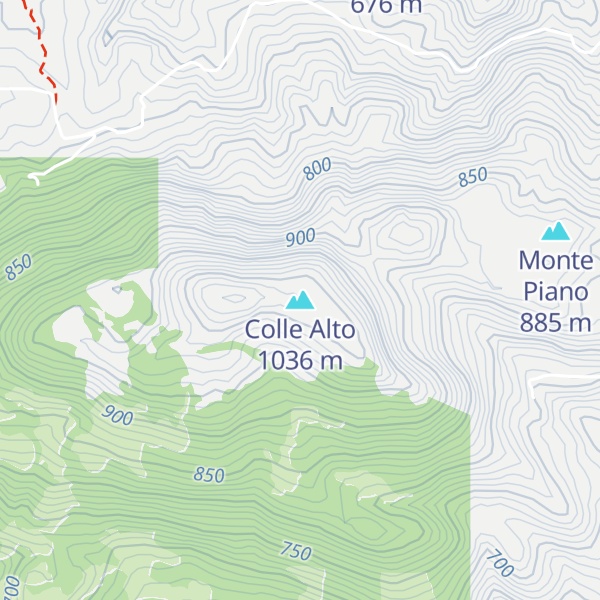 Map of Colle Alto