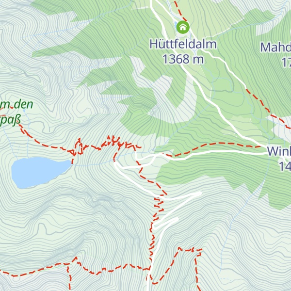 Map of Kaltenbachalm