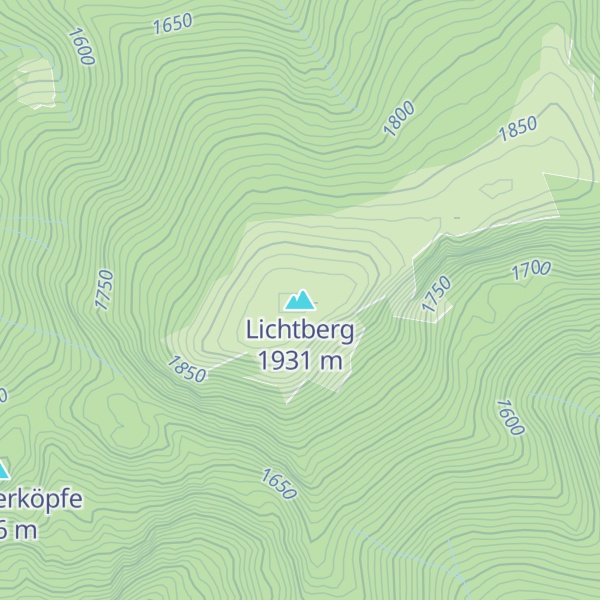 Map of Lichtberg