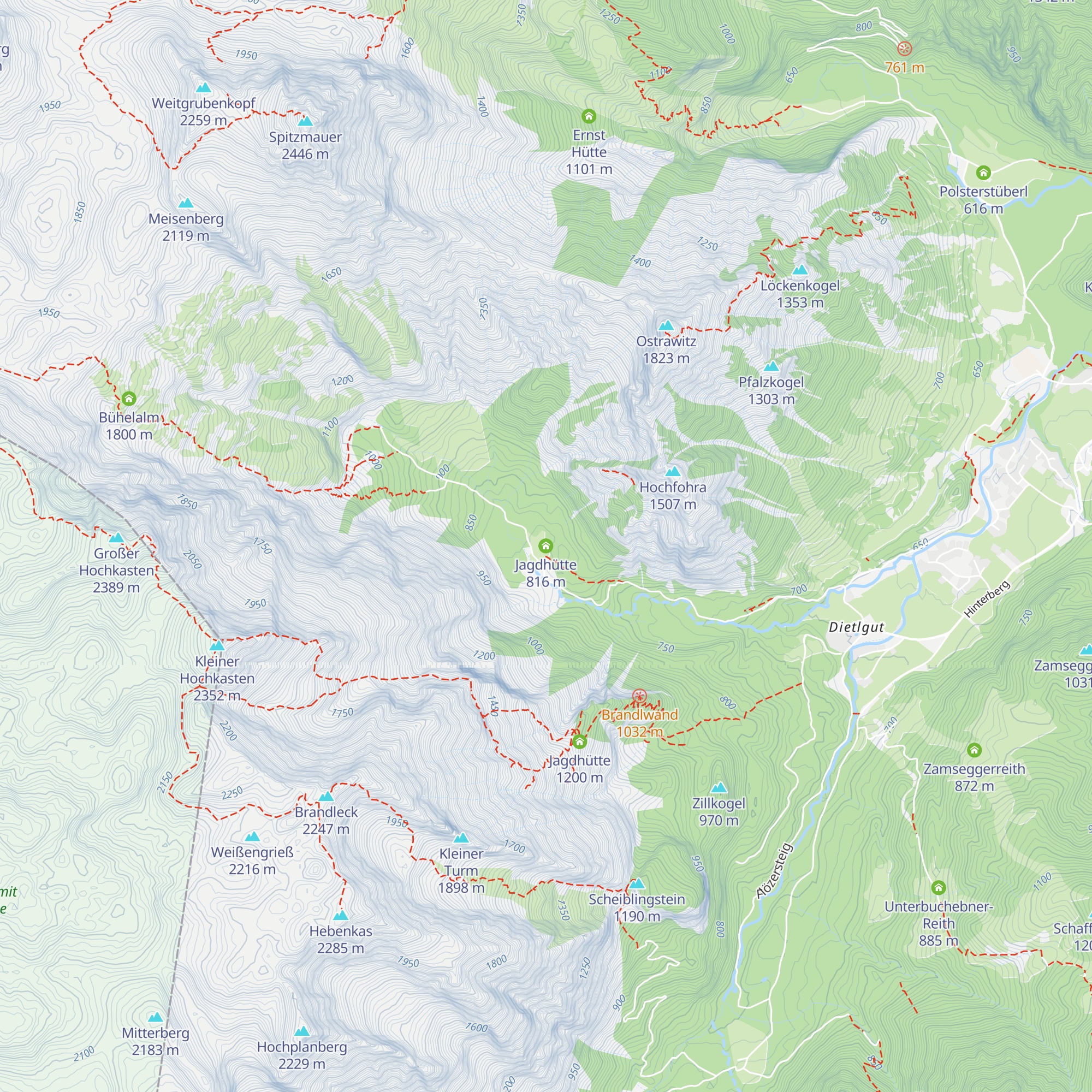 Jagdhütte map