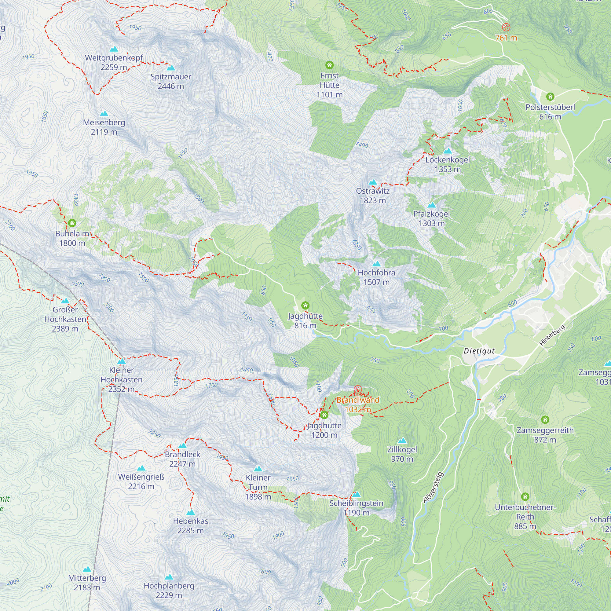 Jagdhütte map