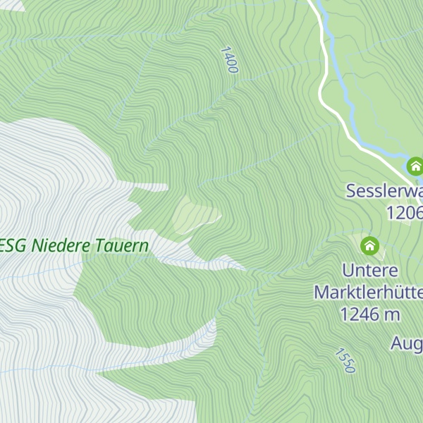 Map of Obere Marktlerhütte