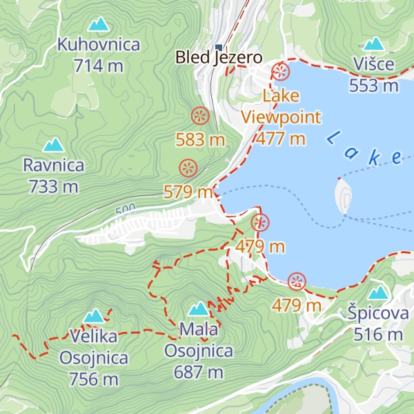 Map of Restavracija Zaka Camping Bled