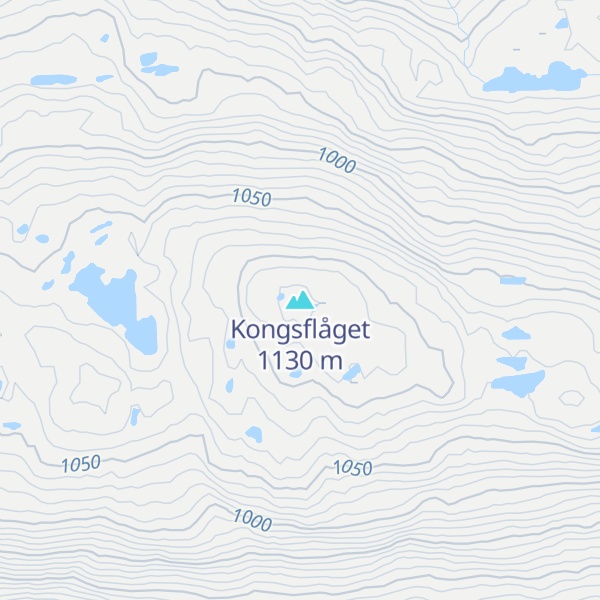 Map of Kongsflåget