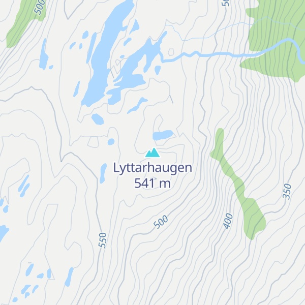 Map of Lyttarhaugen