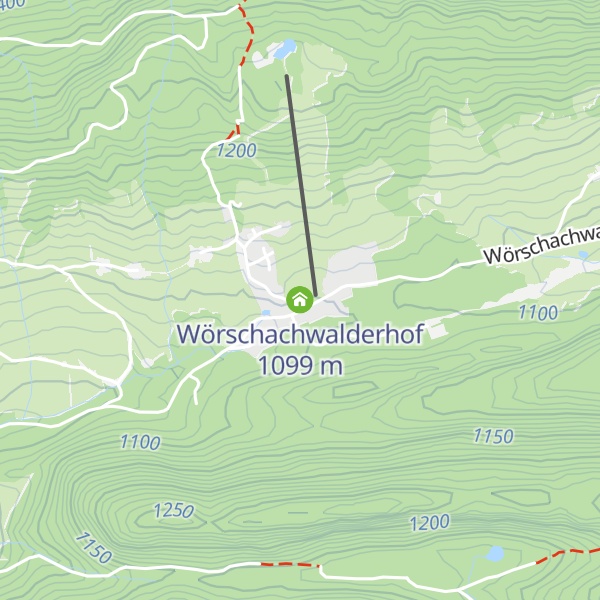 Map of Wörschachwalderhof