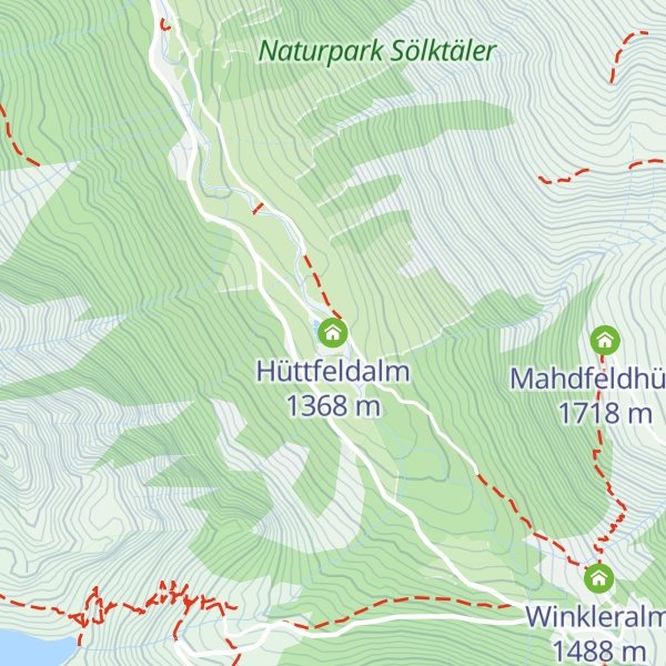 Map of Hüttfeldalm