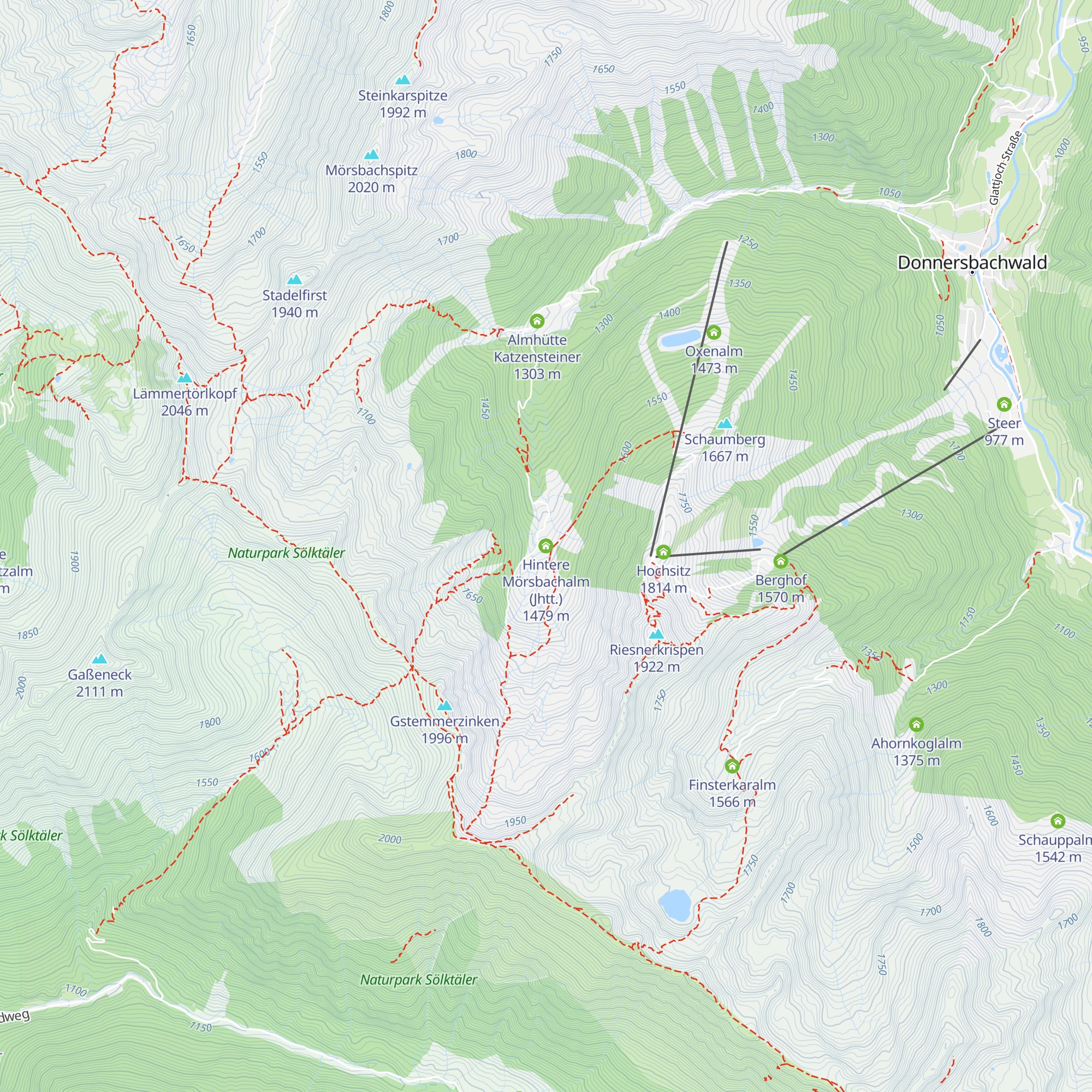 Hintere Mörsbachalm (Jhtt.) map