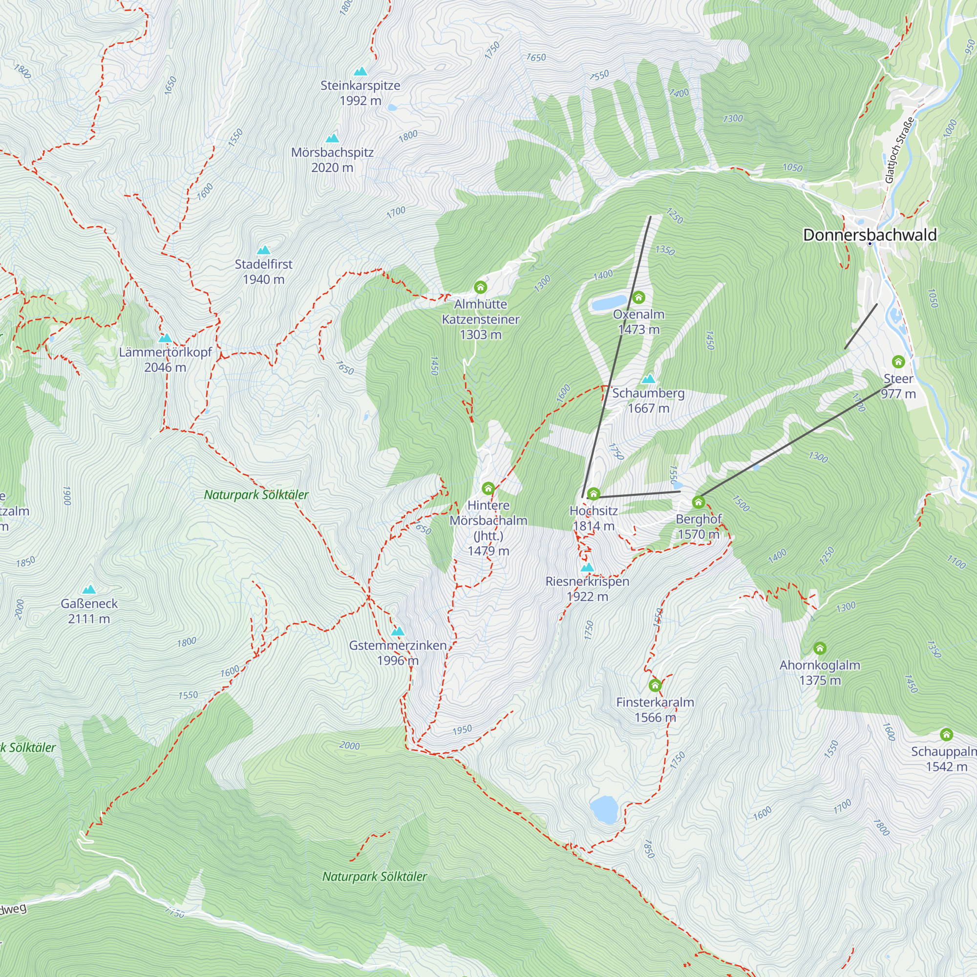 Hintere Mörsbachalm (Jhtt.) map