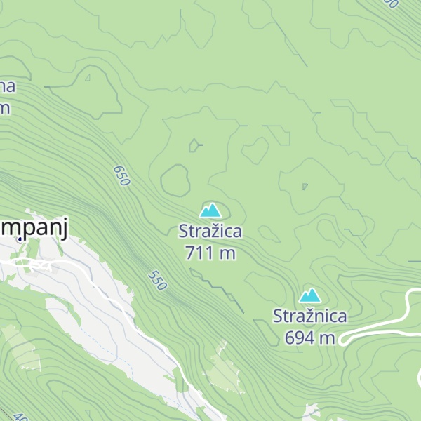 Map of Stražica