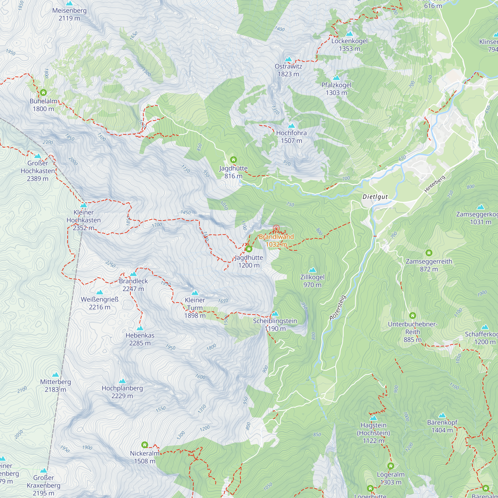 Jagdhütte map