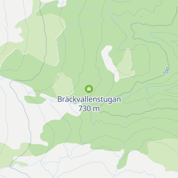 Map of Bräckvallenstugan