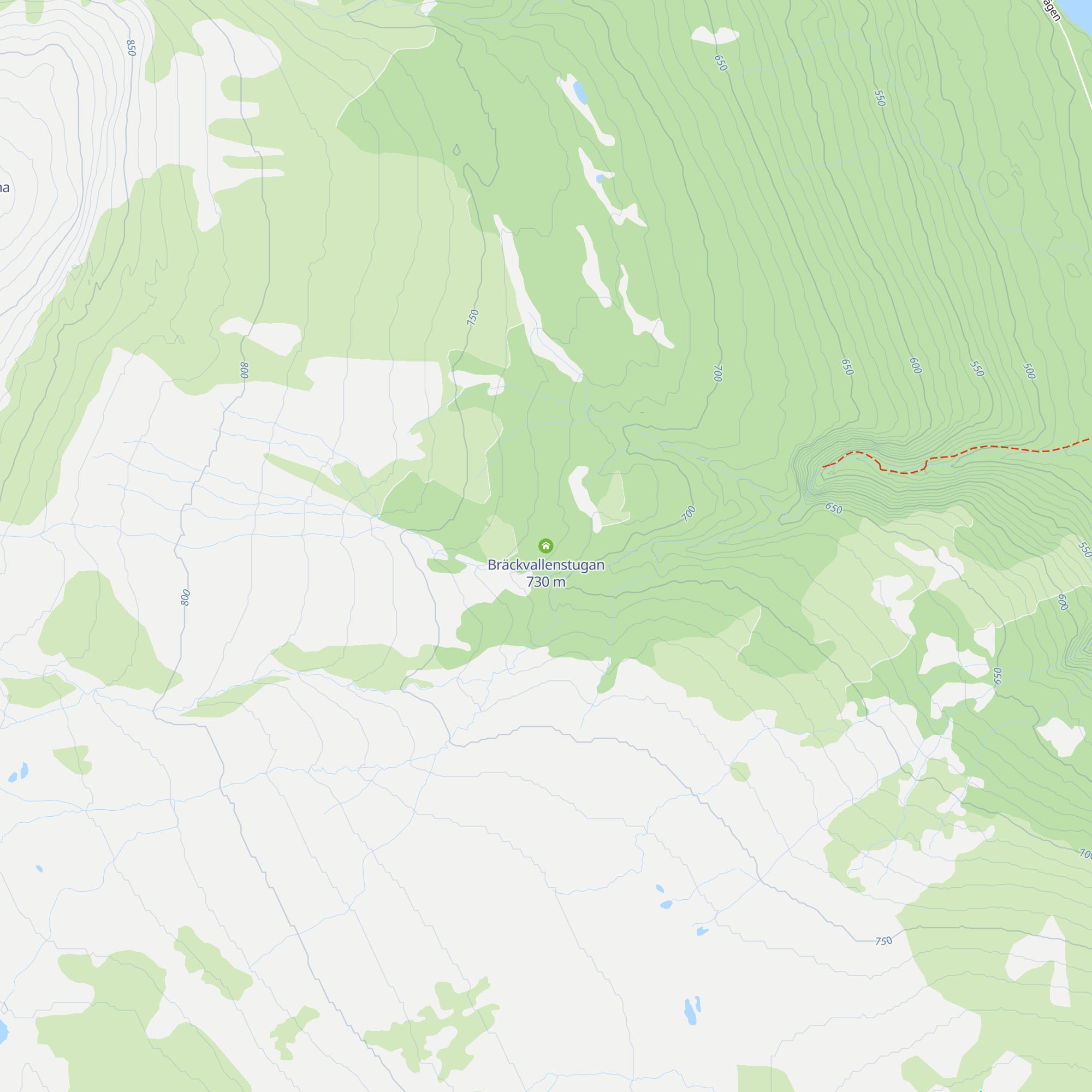 Bräckvallenstugan map