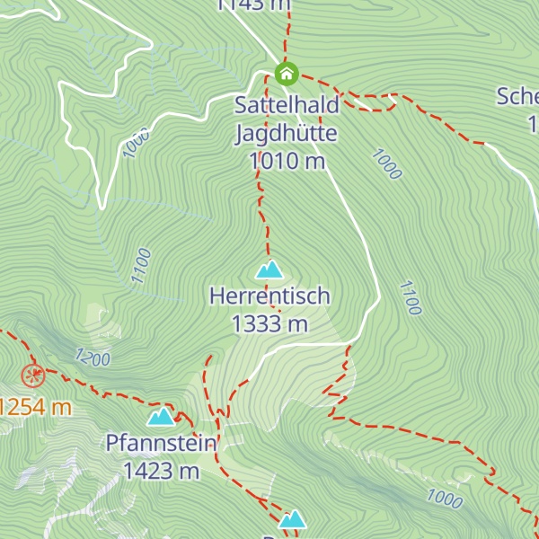 Map of Herrentisch