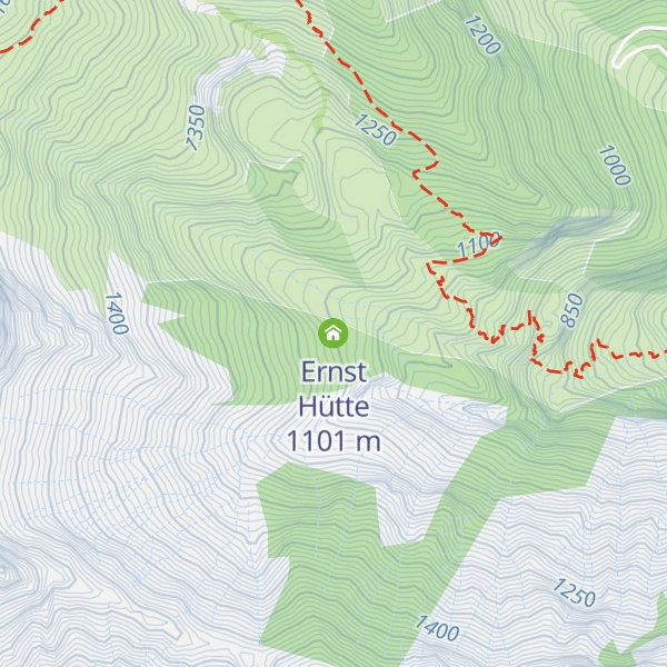 Map of Ernst Hütte