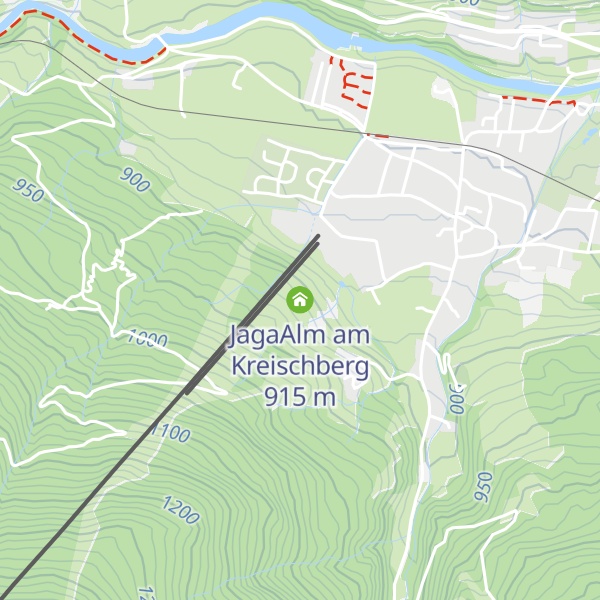 Map of JagaAlm am Kreischberg