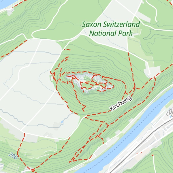 Map of Lilienstein