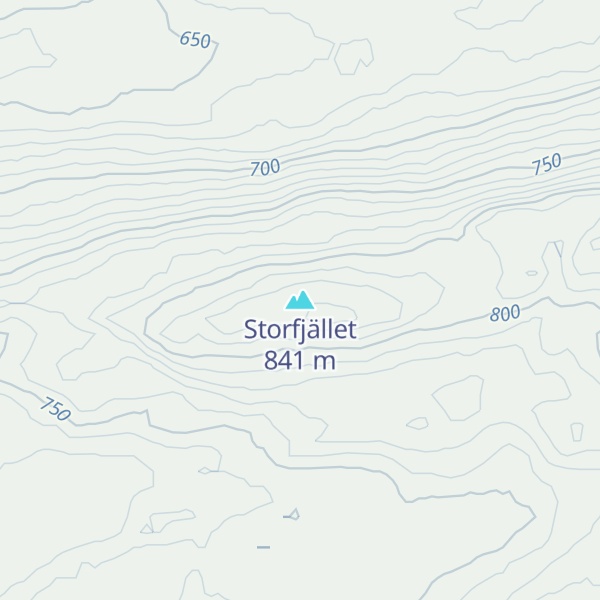 Map of Storfjället