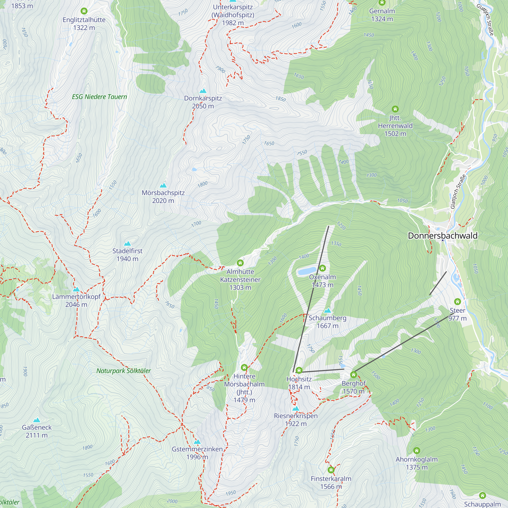 Mörsbachwirt map