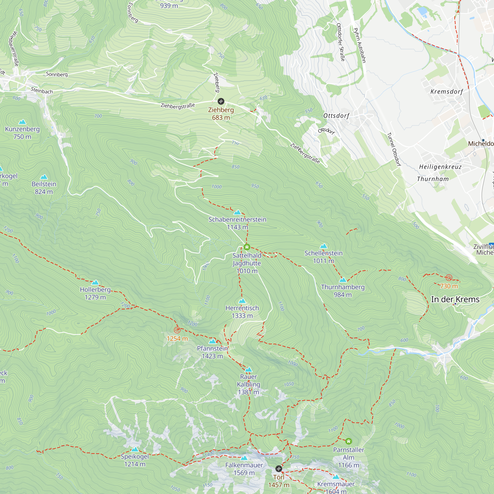Sattelhald Jagdhütte map