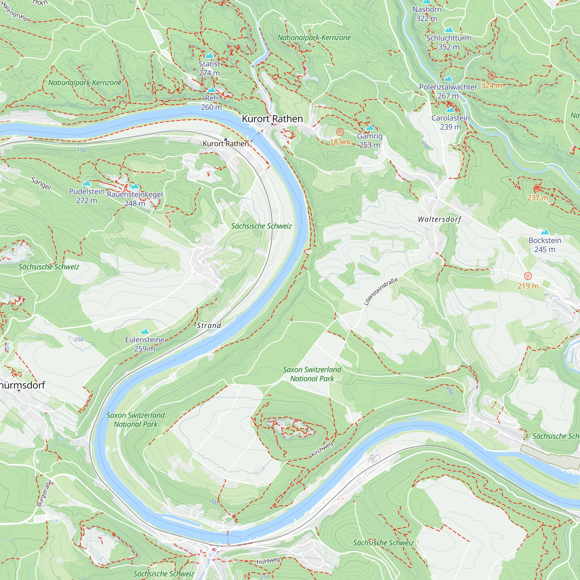 Lottersteighütte map