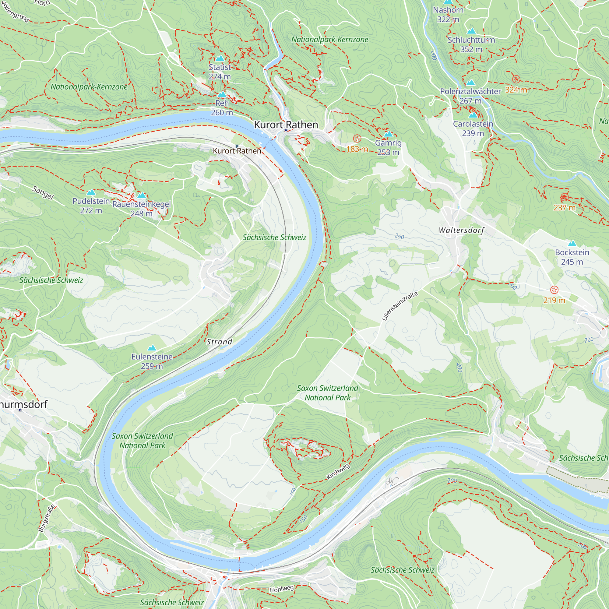 Lottersteighütte map