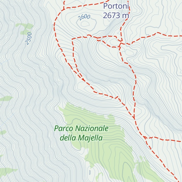 Map of Monte Amaro