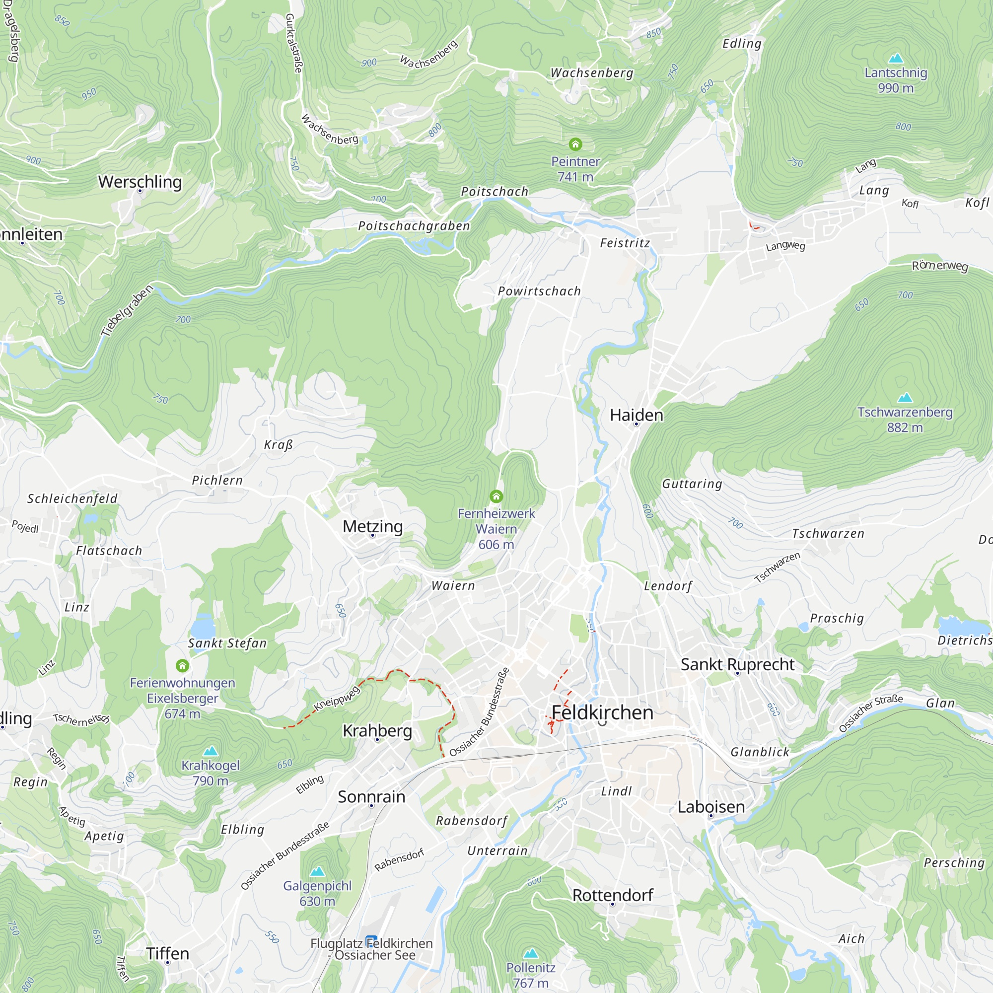 Fernheizwerk Waiern map
