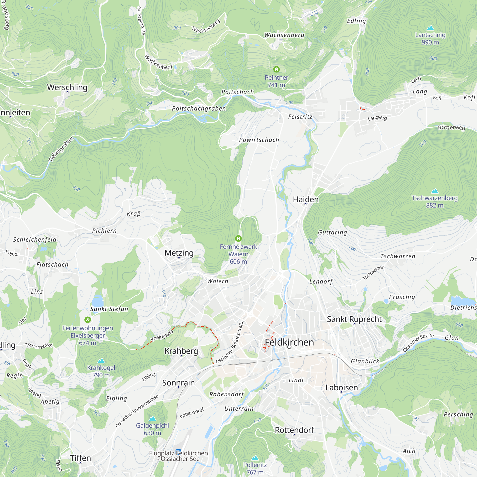 Fernheizwerk Waiern map