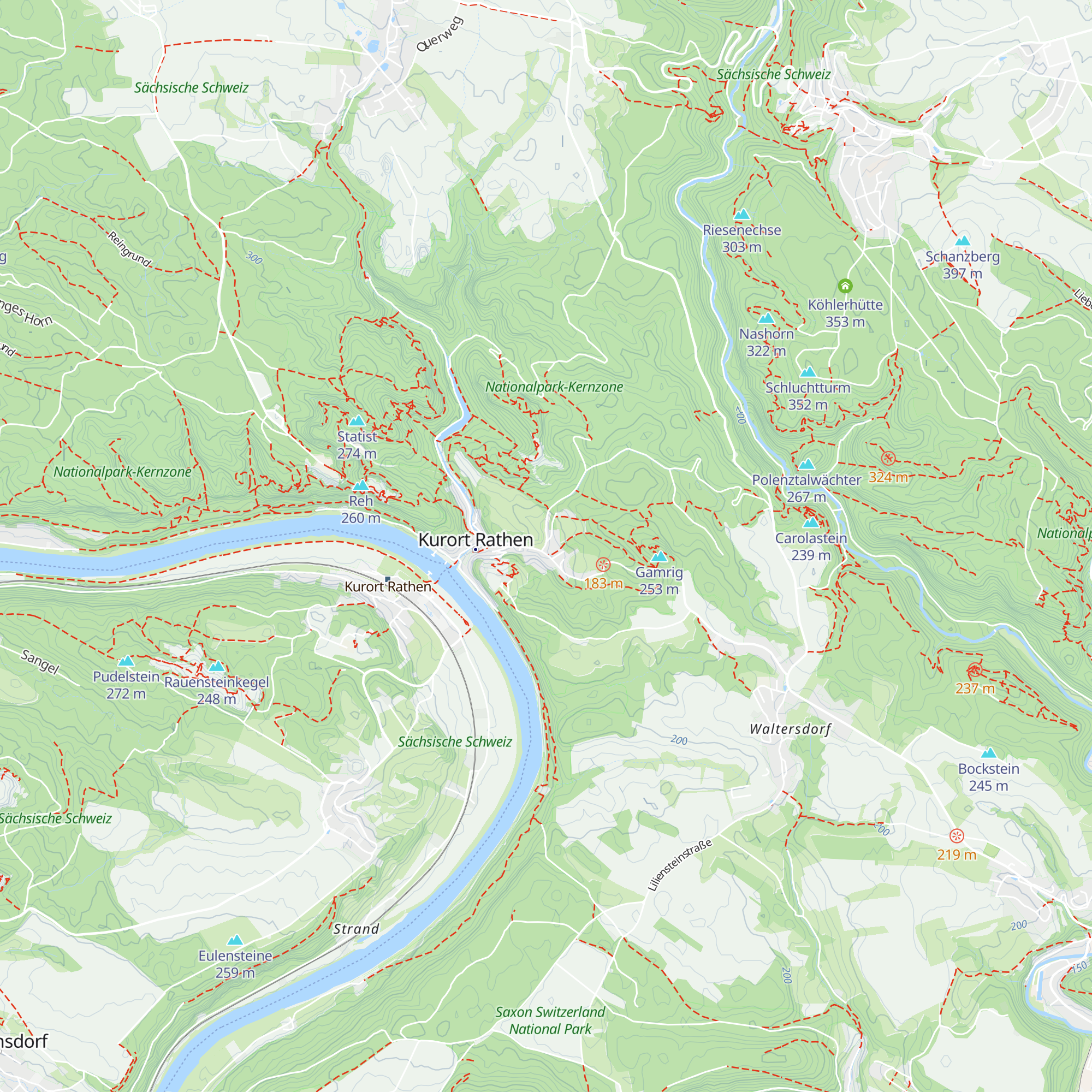 Tourist Information map