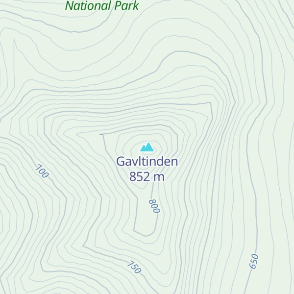 Map of Gavltinden