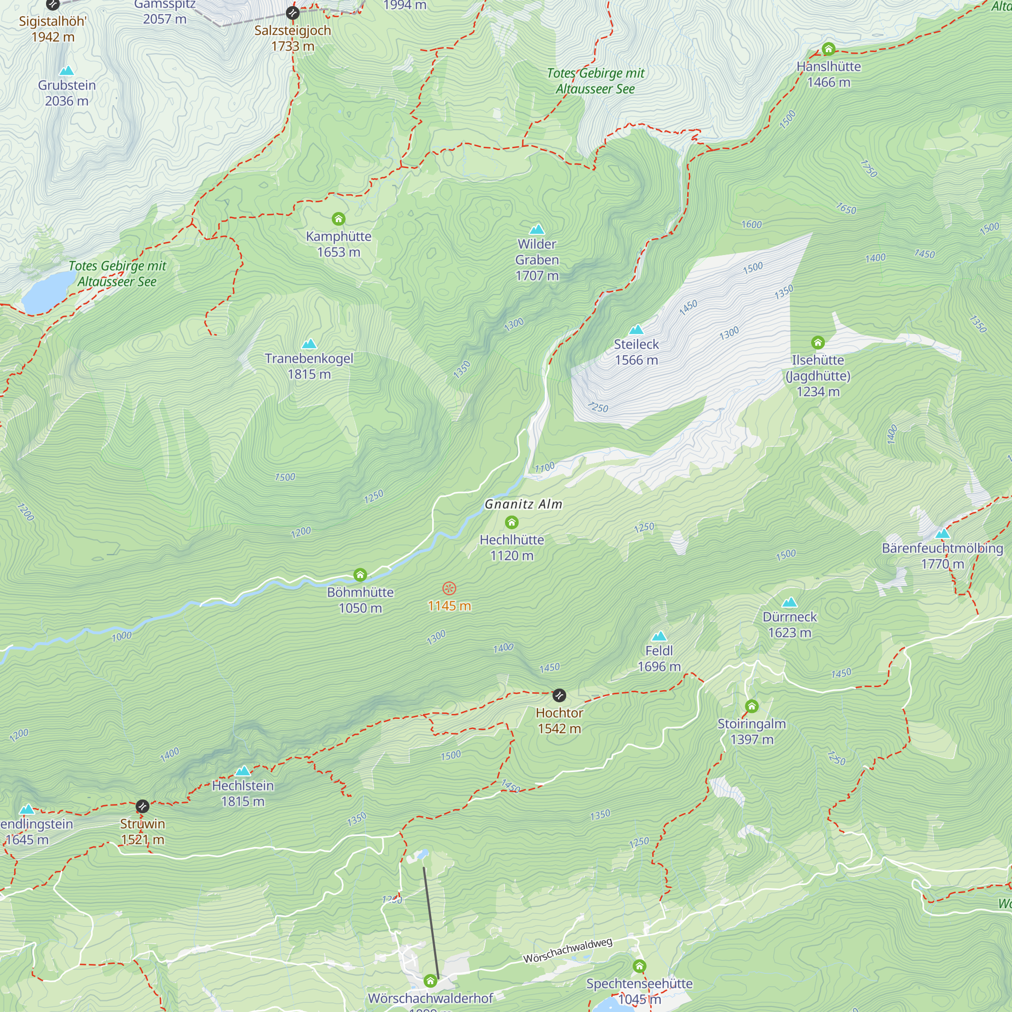 Johnsleitner Hütte map