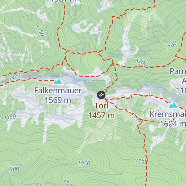 Map of Törlspitze