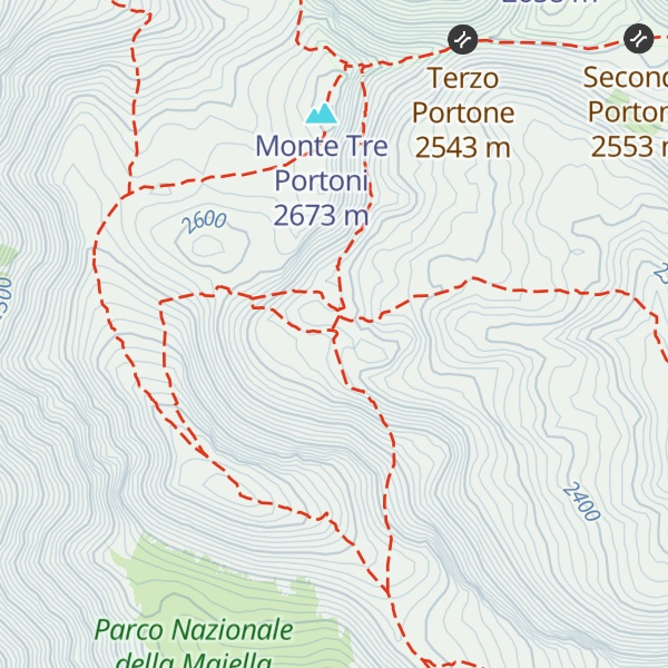 Map of Rifugio Ciro Manzini