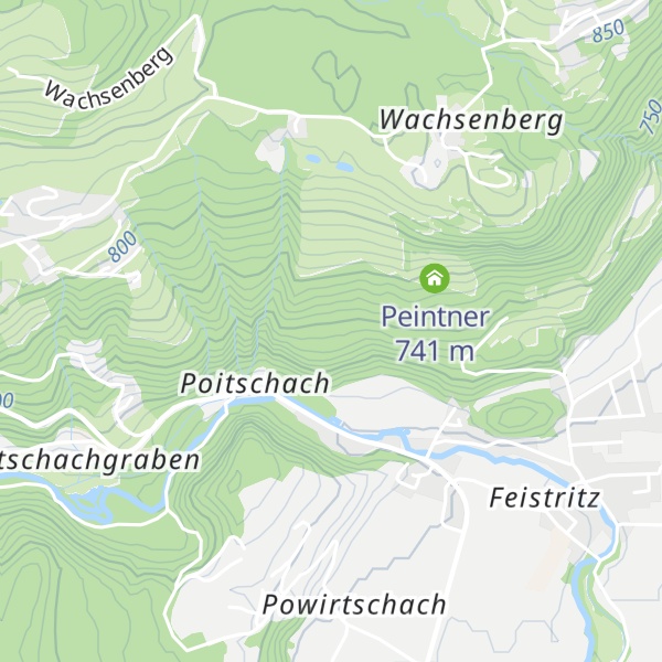 Map of Krassnig