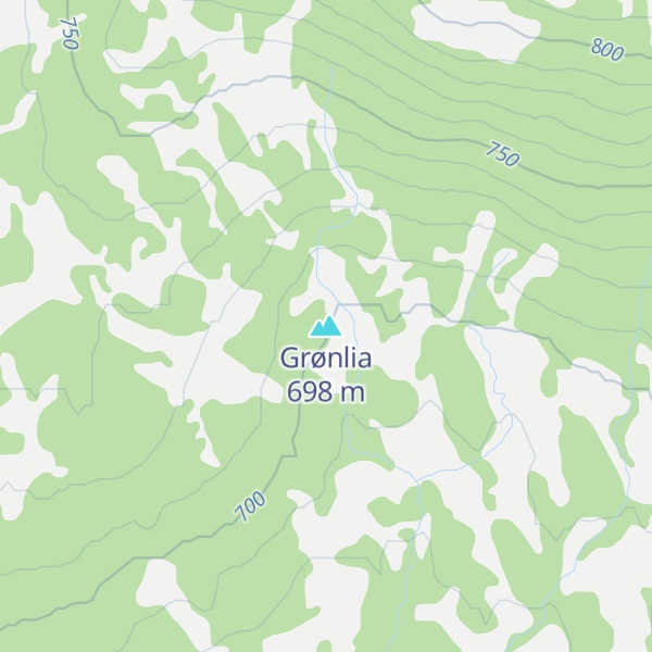 Map of Grønlia
