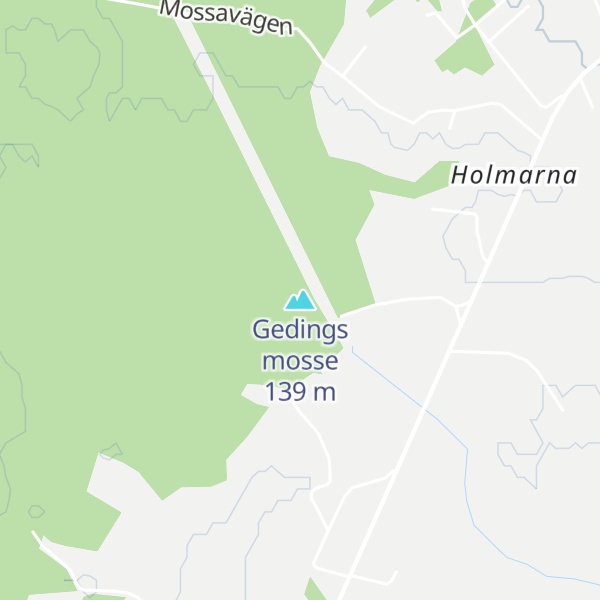 Map of Gedings mosse