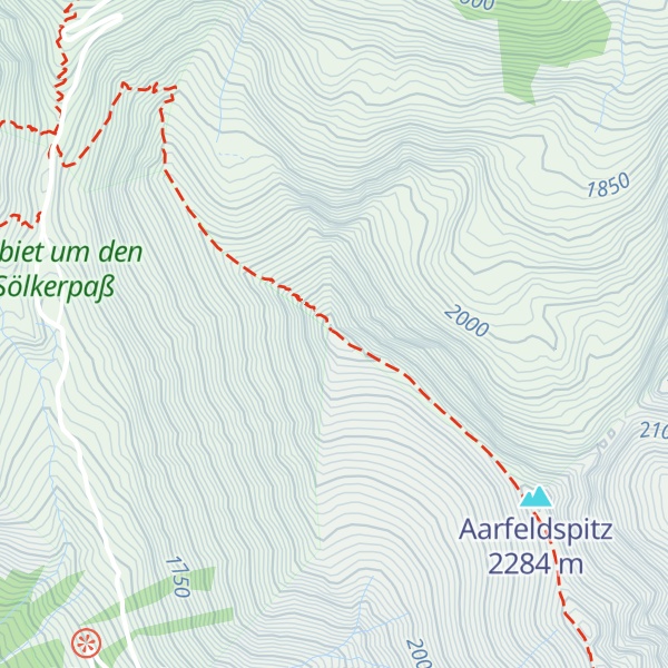 Map of Hornfeldspitz