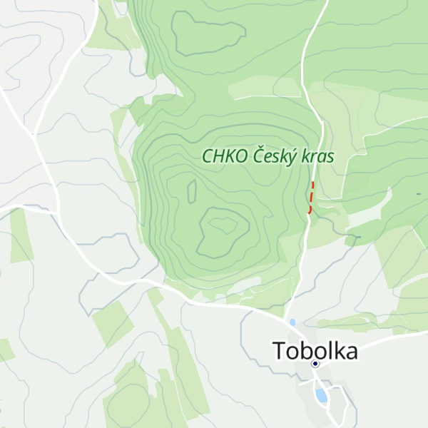 Map of Tobolský vrch