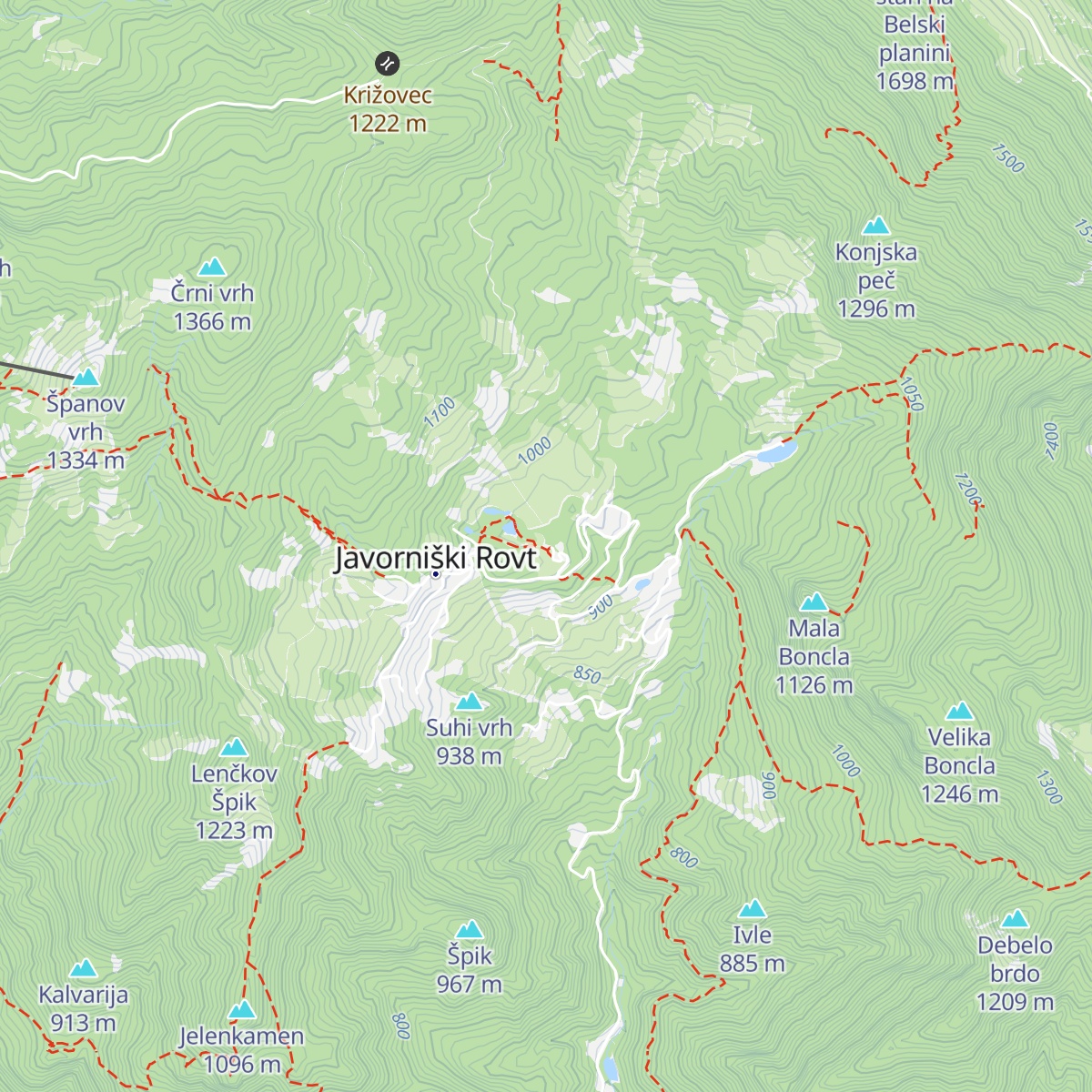Dom Pristava v Javorniškem Rovtu map