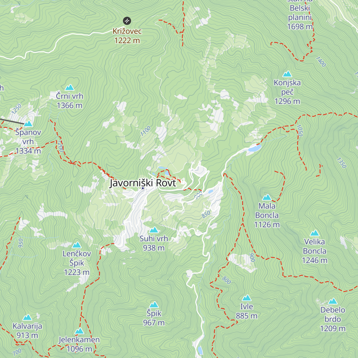 Dom Pristava v Javorniškem Rovtu map