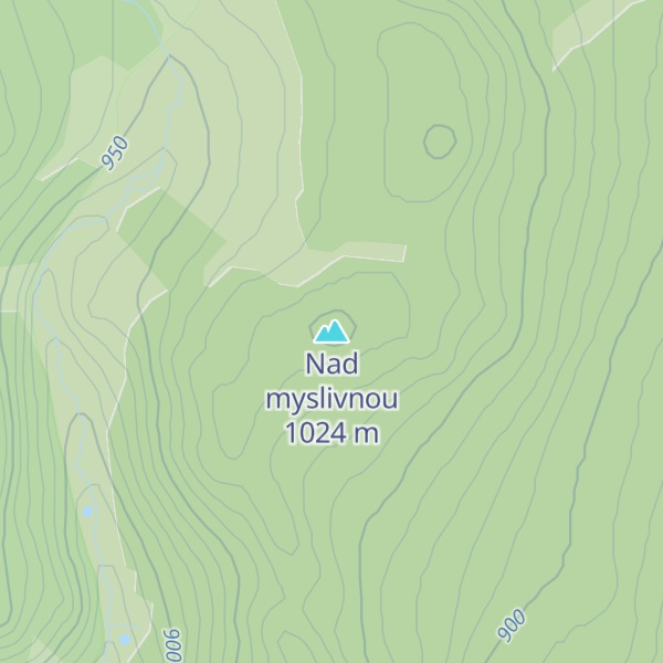 Map of Nad myslivnou