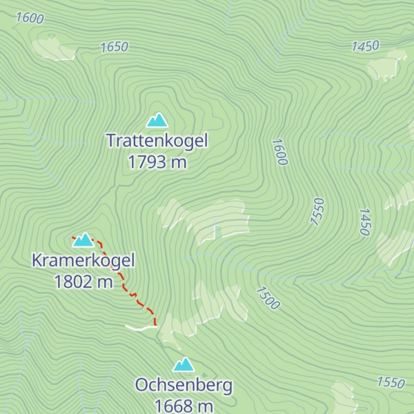 Map of Thomabauerhütte