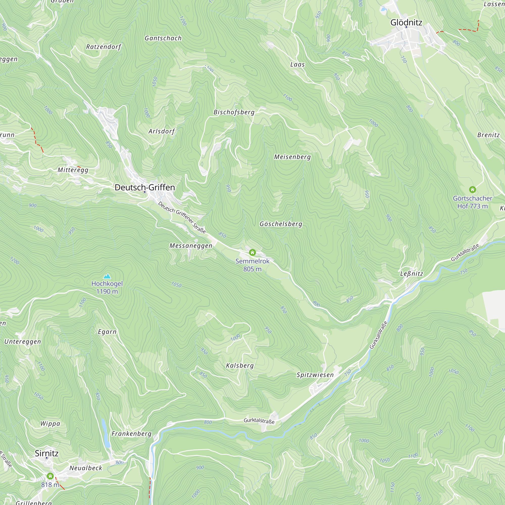 Semmelrok map