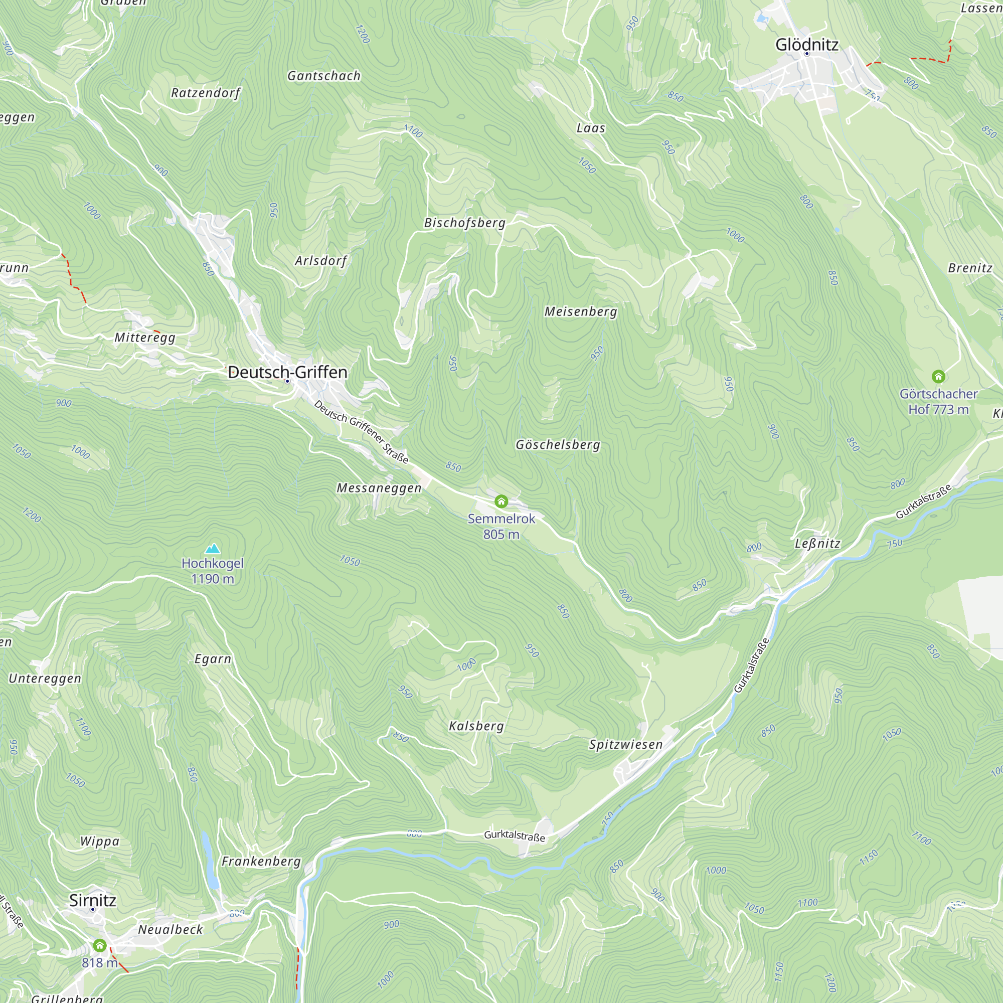 Semmelrok map